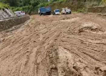 NH-108B Waterlogged, Commuters Face Major Hardship