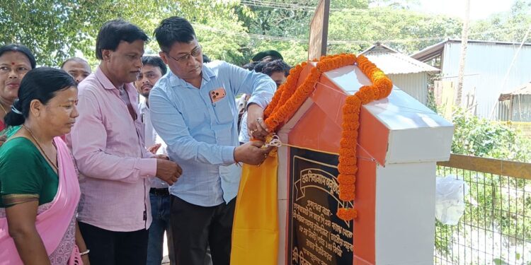 Tripura Minister lays foundation for Teliamura road