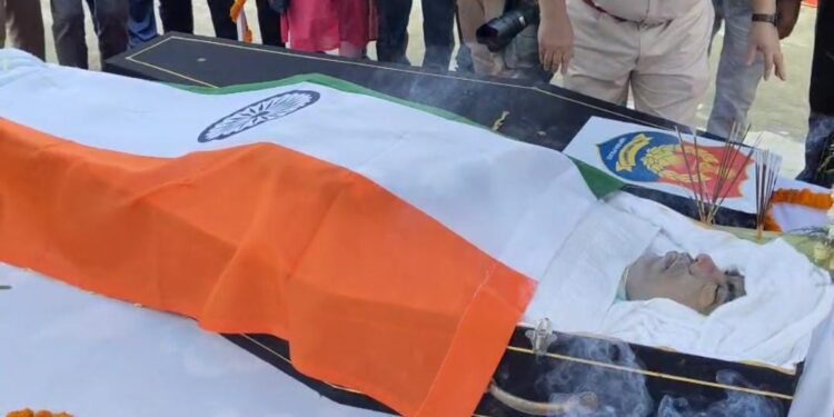 Tripura bids farewell to DGP Anurag Dhankar with honours