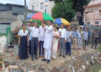 Heritage Prabhu Bari pond restoration underway