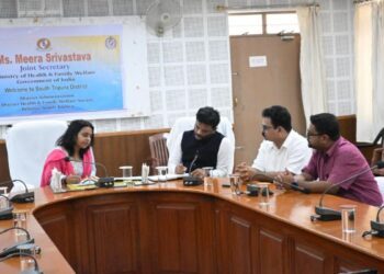 Centre reviews healthcare, NHM programmes in South Tripura