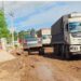 NH-08 gridlock: Lorry stuck for 8 hours in Tripura