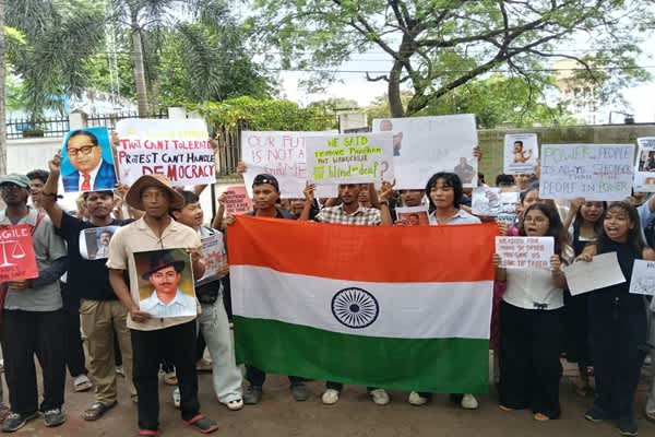 Agartala students seek transparency in education.