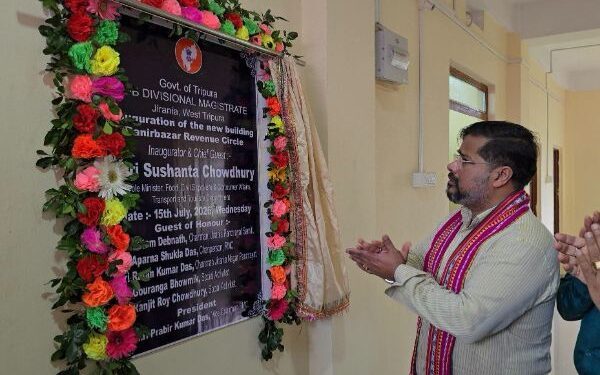Tripura minister launches new revenue office