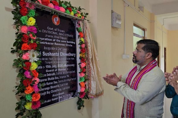 Tripura minister launches new revenue office