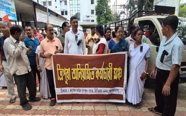 Black Day Protest Over Job Regularisation
