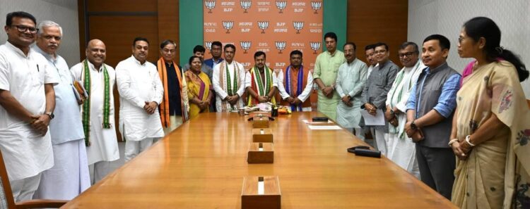 BJP discusses Tripura strategy, Tipra alliance