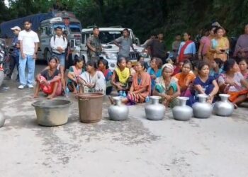 Water-Starved Villagers Block Tripura’s Lifeline Highway