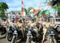 Tricolours Flutter Across Agartala During Police Bike Rally