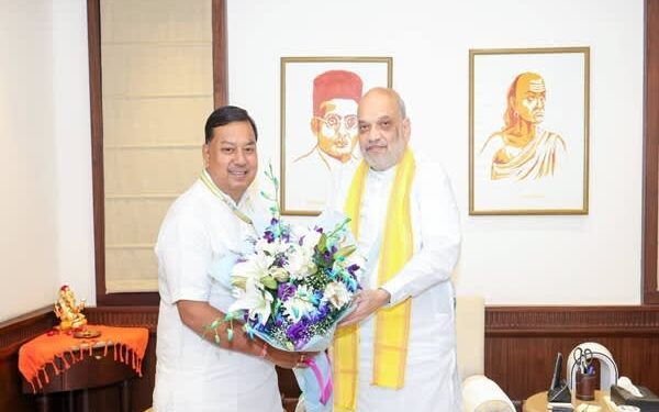 Ram Prasad Paul Holds Key Talks with Amit Shah on Tripura’s Future Growth