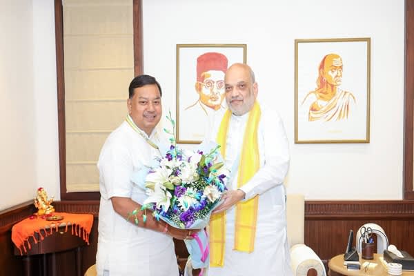 Ram Prasad Paul Holds Key Talks with Amit Shah on Tripura’s Future Growth