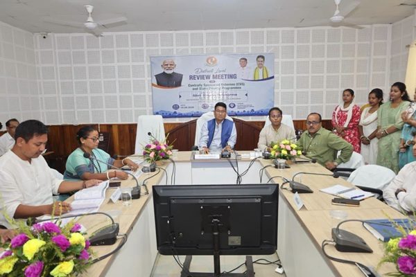 Bikash Debbarma reviews govt schemes in Sepahijala