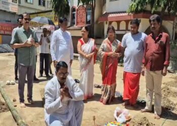 Ramnagar Sanghati Club Begins Puja Prep After Khuti Puja