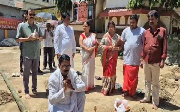 Ramnagar Sanghati Club Begins Puja Prep After Khuti Puja