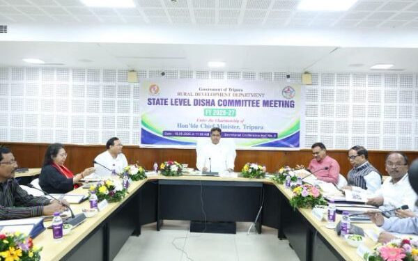 Manik Saha Sets Deadline Focus at DISHA Meet, Calls for Speedy Delivery of Central Schemes