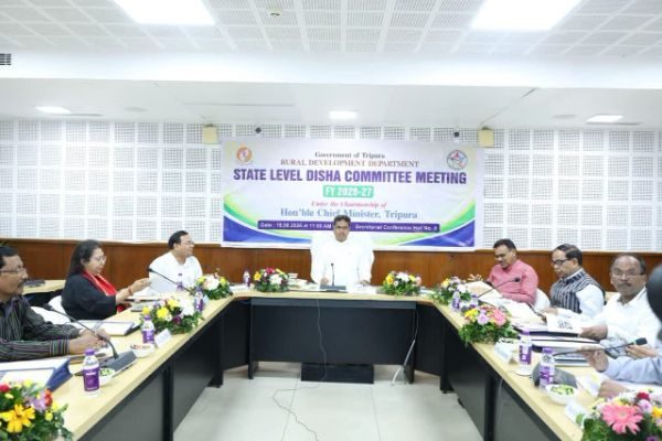 Manik Saha Sets Deadline Focus at DISHA Meet, Calls for Speedy Delivery of Central Schemes