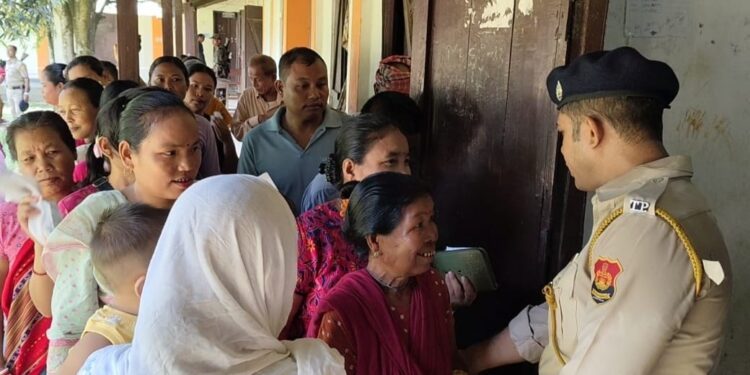 60% polling recorded by noon in peaceful North Tripura VC elections