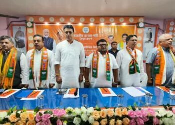 BJP Holds Organisational Meet Ahead of Tripura VC Polls