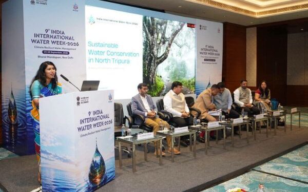 North Tripura showcases three water conservation initiatives at IIWW 2026