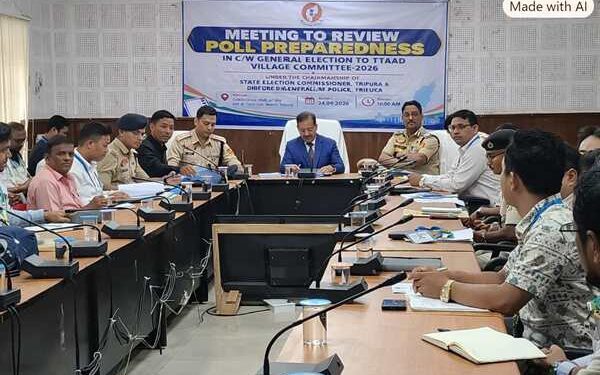 North Tripura poll preparedness reviewed ahead of Village Committee elections