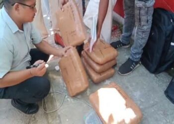 Police seize 18 kg cannabis, arrest two in Agartala
