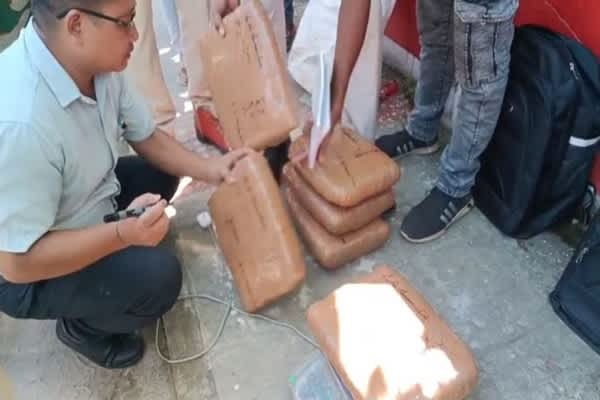 Police seize 18 kg cannabis, arrest two in Agartala