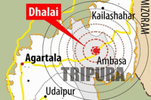 3.8-magnitude quake hits Tripura’s Dhalai, no casualties reported