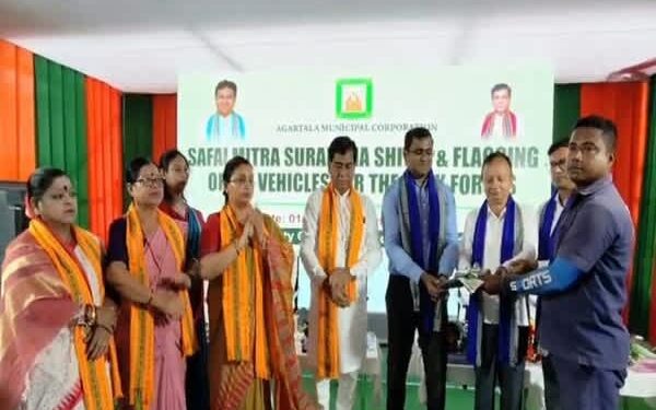Agartala civic body rolls out task force vehicles to boost sanitation