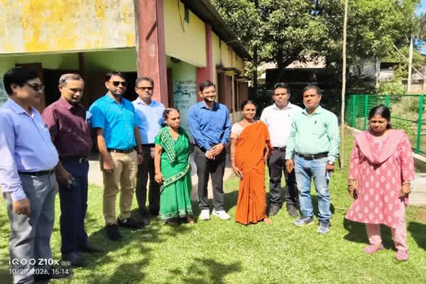 Khowai DM inspects drinking water project, Anganwadi centre