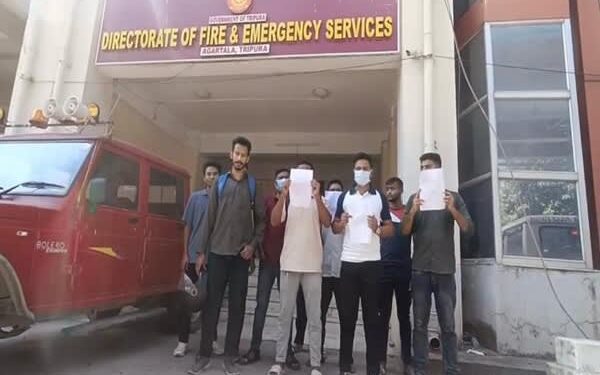  Tripura Fireman aspirants demand results, threaten larger agitation