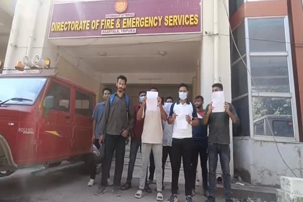 Tripura Fireman aspirants demand results, threaten larger agitation