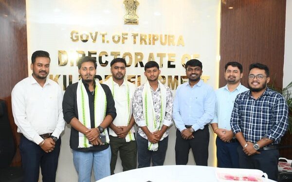 Three Tripura youths secure machine operator jobs in Dubai after skill training