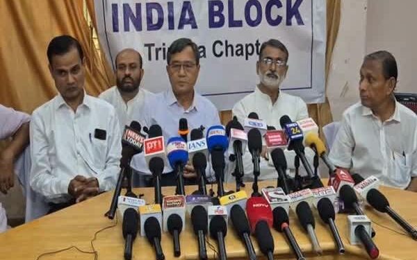 Tripura INDIA Bloc to hold rally against SIR, demand CEC’s removal on Oct 30
