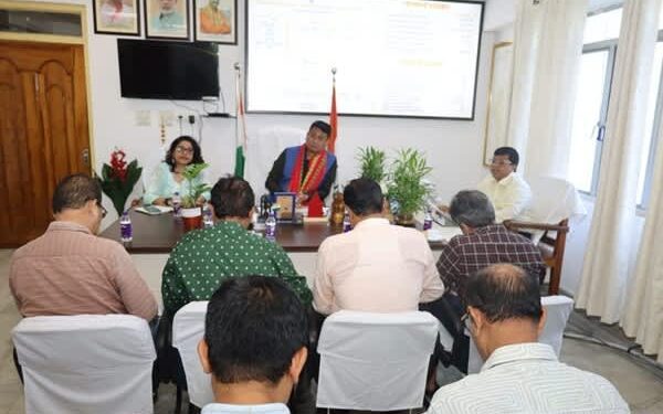  Tripura minister reviews handloom, handicrafts, sericulture projects