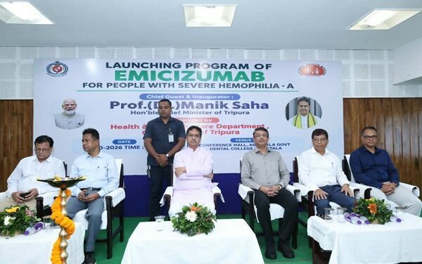 Tripura introduces free advanced therapy for Haemophilia A patients