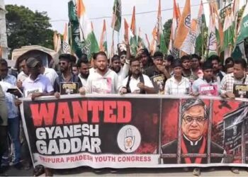 Tripura Congress observes ‘Black Day’, seeks CEC Gyanesh Kumar’s resignation