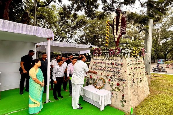Tripura Governor pays homage to Gandhi, stresses relevance of his ideals