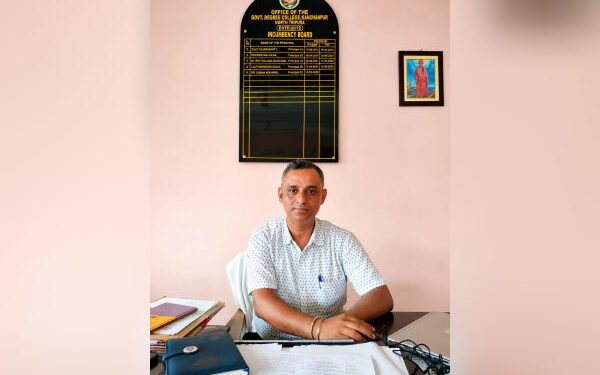 Tripura college principal named among world’s top 2 pc scientists