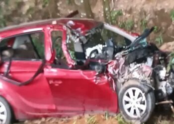  Veteran journalist Biman Bihari Dhar, grandson killed in Tripura bus-car collision